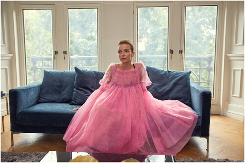 Figure 4 Molly Goddard Gown. Villanelle (Jodie Comer)Photo Credit: BBC America.