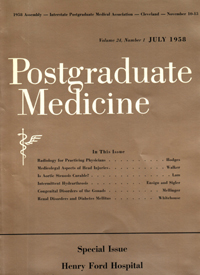 Cover image for Postgraduate Medicine, Volume 24, Issue 1, 1958