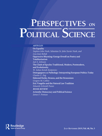 Cover image for Perspectives on Political Science, Volume 48, Issue 3, 2019