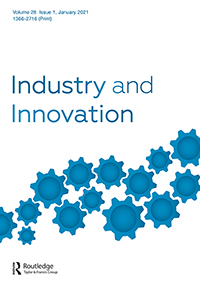 Cover image for Industry and Innovation, Volume 28, Issue 1, 2021