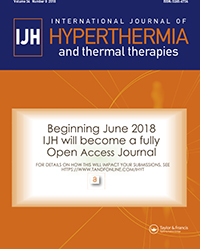 Cover image for International Journal of Hyperthermia, Volume 34, Issue 8, 2018
