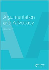 Cover image for Argumentation and Advocacy, Volume 38, Issue 1, 2001