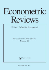 Cover image for Econometric Reviews, Volume 40, Issue 10, 2021