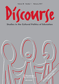 Cover image for Discourse: Studies in the Cultural Politics of Education, Volume 38, Issue 1, 2017