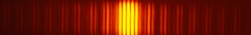 Figure 1. Two-slit interference pattern. https://upload.wikimedia.org/wikipedia/commons/8/87/SodiumD_two_double_slits.jpg.