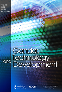 Cover image for Gender, Technology and Development, Volume 22, Issue 2, 2018