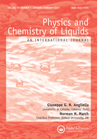 Cover image for Physics and Chemistry of Liquids, Volume 55, Issue 1, 2017