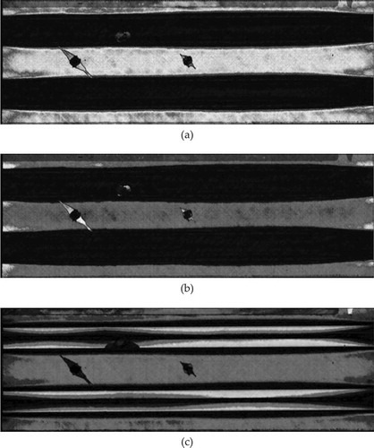 Figure 10. UT images of the inner material structure of the CFRP aeronautical panel at three different depth ranges within the part thickness (each corresponding to 1/3 of the part nominal thickness)