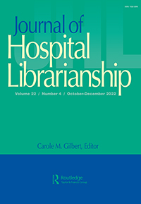 Cover image for Journal of Hospital Librarianship, Volume 22, Issue 4, 2022