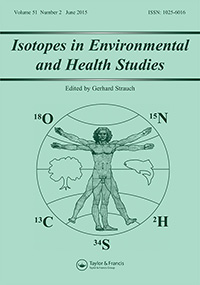 Cover image for Isotopes in Environmental and Health Studies, Volume 51, Issue 2, 2015