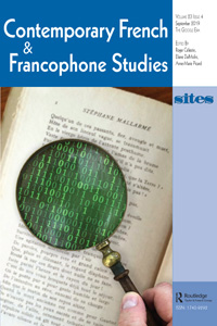 Cover image for Contemporary French and Francophone Studies, Volume 23, Issue 4, 2019