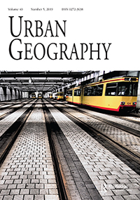 Cover image for Urban Geography, Volume 40, Issue 5, 2019