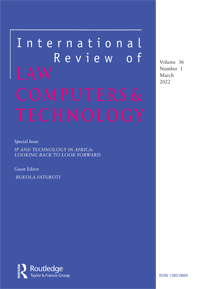 Cover image for International Review of Law, Computers & Technology, Volume 36, Issue 1, 2022