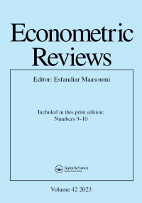 Cover image for Econometric Reviews, Volume 42, Issue 9-10, 2023