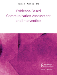 Cover image for Evidence-Based Communication Assessment and Intervention, Volume 16, Issue 3, 2022