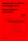 Cover image for American Journal of Mathematical and Management Sciences, Volume 9, Issue 1-2, 1989