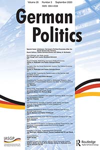 Cover image for German Politics, Volume 29, Issue 3, 2020