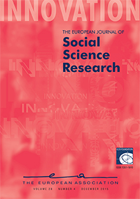 Cover image for Innovation: The European Journal of Social Science Research, Volume 28, Issue 4, 2015