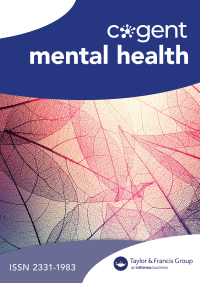 Cover image for Cogent Mental Health, Volume 3, Issue 1, 2024