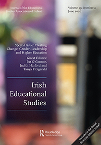Cover image for Irish Educational Studies, Volume 39, Issue 2, 2020