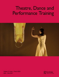 Cover image for Theatre, Dance and Performance Training, Volume 15, Issue 1, 2024