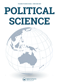 Cover image for Political Science, Volume 74, Issue 1, 2022