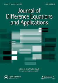 Cover image for Journal of Difference Equations and Applications, Volume 25, Issue 4, 2019