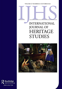 Cover image for International Journal of Heritage Studies, Volume 27, Issue 10, 2021