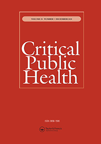 Cover image for Critical Public Health, Volume 28, Issue 5, 2018