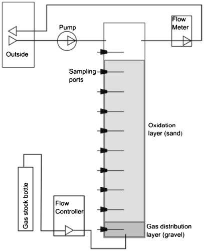 Figure 4. Schematic of the column experiments.