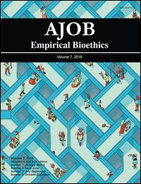 Cover image for AJOB Empirical Bioethics, Volume 7, Issue 2, 2016