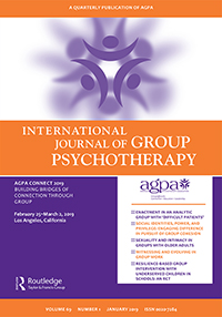 Cover image for International Journal of Group Psychotherapy, Volume 69, Issue 1, 2019