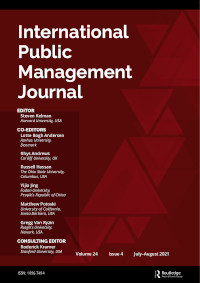 Cover image for International Public Management Journal, Volume 24, Issue 4, 2021