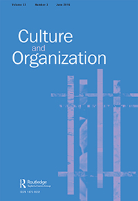 Cover image for Culture and Organization, Volume 22, Issue 3, 2016