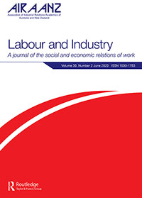 Cover image for Labour and Industry, Volume 30, Issue 2, 2020
