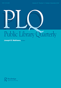 Cover image for Public Library Quarterly, Volume 37, Issue 4, 2018