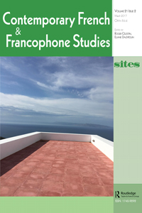 Cover image for Contemporary French and Francophone Studies, Volume 21, Issue 2, 2017
