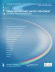 Cover image for Desalination and Water Treatment, Volume 52, Issue 31-33, 2014