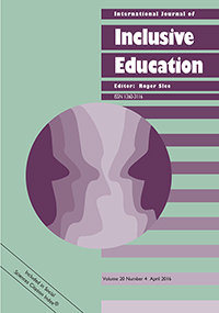 Cover image for International Journal of Inclusive Education, Volume 20, Issue 4, 2016