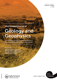 Cover image for New Zealand Journal of Geology and Geophysics, Volume 62, Issue 2, 2019
