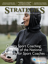 Cover image for Strategies, Volume 33, Issue 6, 2020