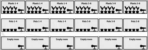 Figure 2. Visual representation of the 18 recording sessions (see text for details).