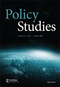 Cover image for Policy Studies, Volume 43, Issue 1, 2022