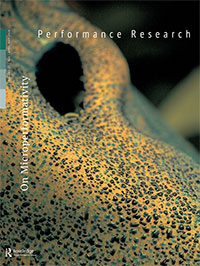 Cover image for Performance Research, Volume 25, Issue 3, 2020