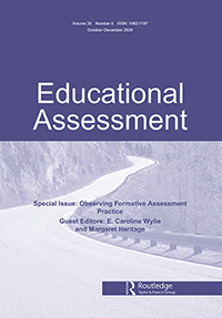 Cover image for Educational Assessment, Volume 25, Issue 4, 2020