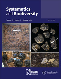 Cover image for Systematics and Biodiversity, Volume 17, Issue 1, 2019