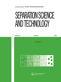Cover image for Separation Science and Technology, Volume 56, Issue 7, 2021