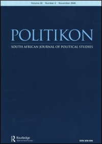 Cover image for Politikon, Volume 32, Issue 1, 2005