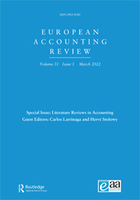 Cover image for European Accounting Review, Volume 31, Issue 1, 2022