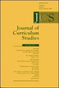 Cover image for Journal of Curriculum Studies, Volume 36, Issue 3, 2004